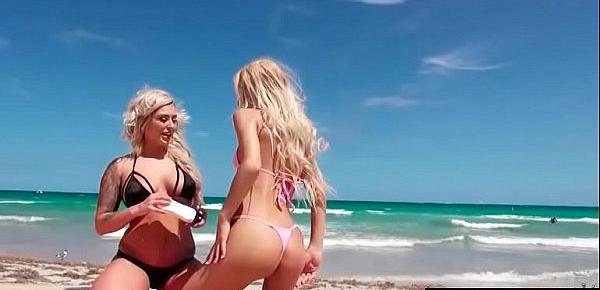  Hot Sex Acrion With Horny Teen Girls (Brandi Bae & Kenzie Reeves) video-09